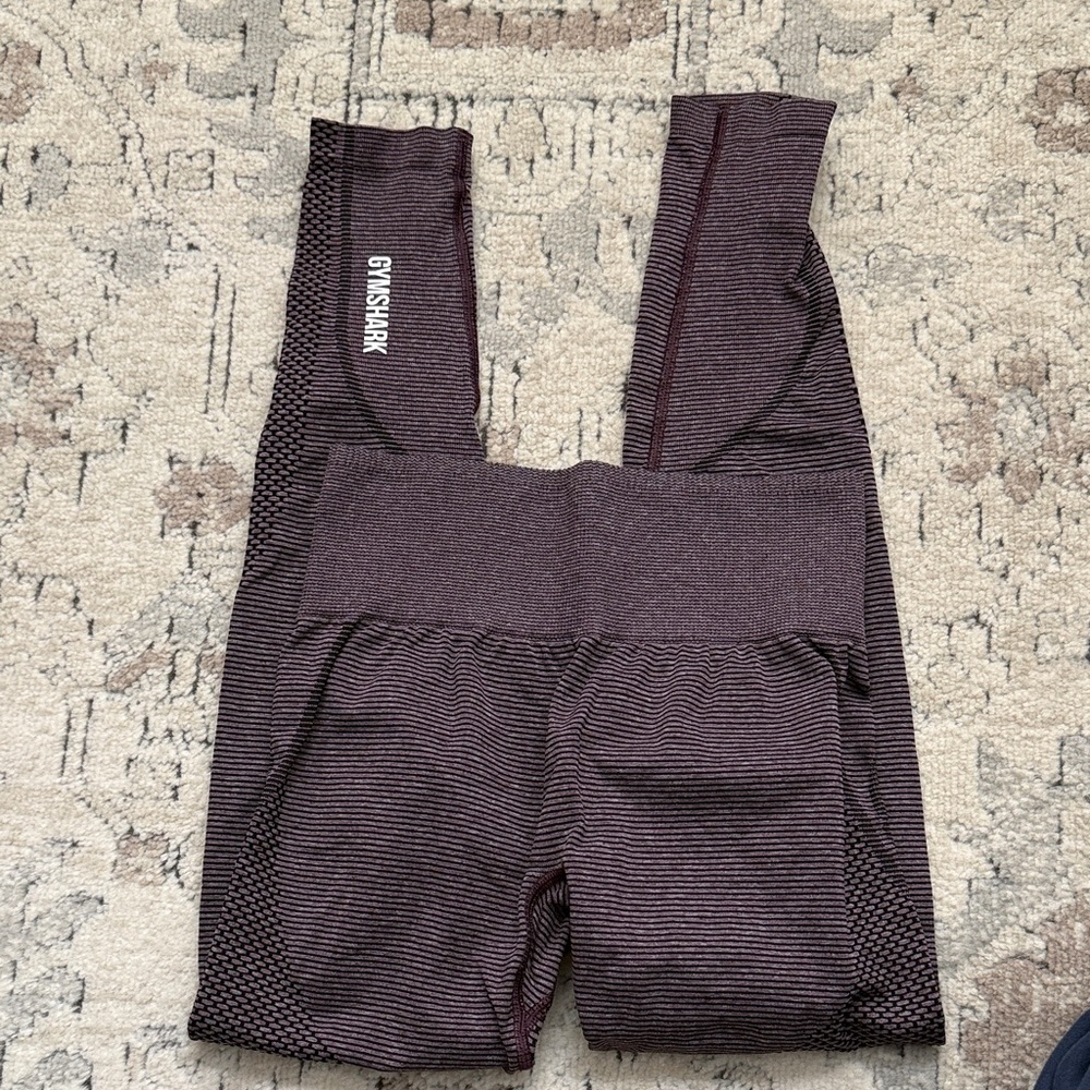 Gymshark Deep Purple Textured Leggings